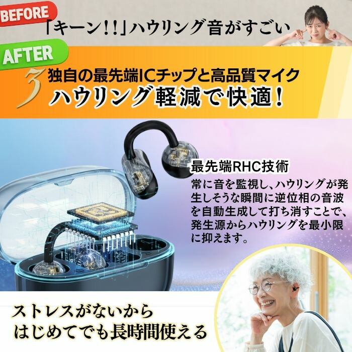 楽天市場】【MIMIKKO 空気伝導 クリップ】 集音器 しゅうおんき 骨伝導