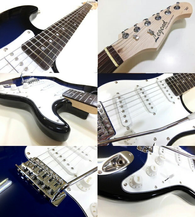 楽天市場】エレキギター 初心者セット Legend レジェンド LST-Z/BBS