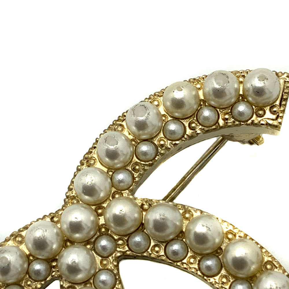 楽天市場】【中古】CHANEL（シャネル）A17 A ココマーク パール