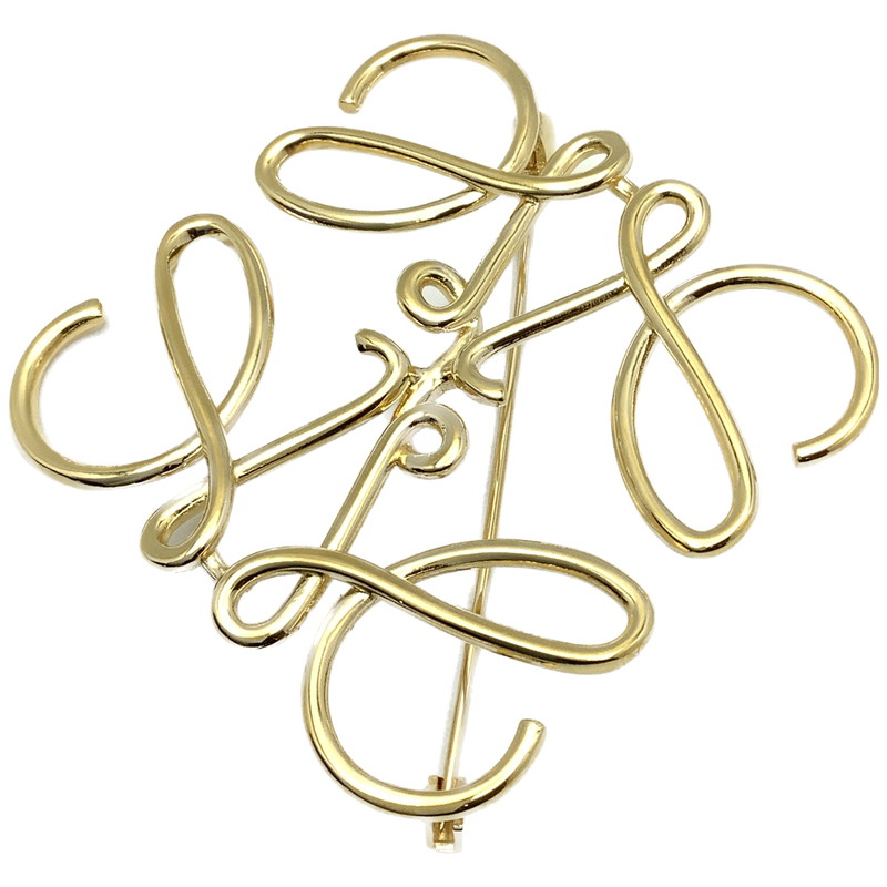 楽天市場】【中古】 LOEWE （ロエベ） 111.25.020 アナグラム ブローチ