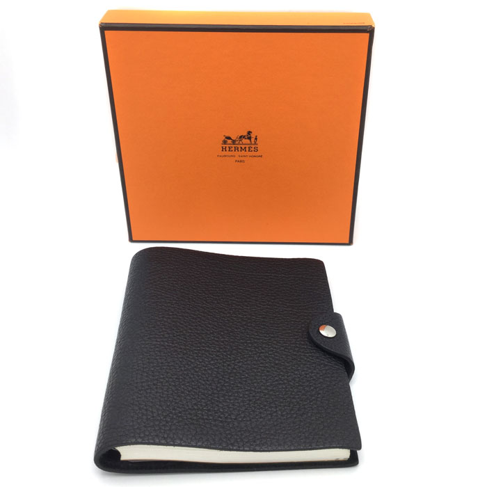 楽天市場】HERMES（エルメス） ユリスPM レフィル付 ブラック 手帳