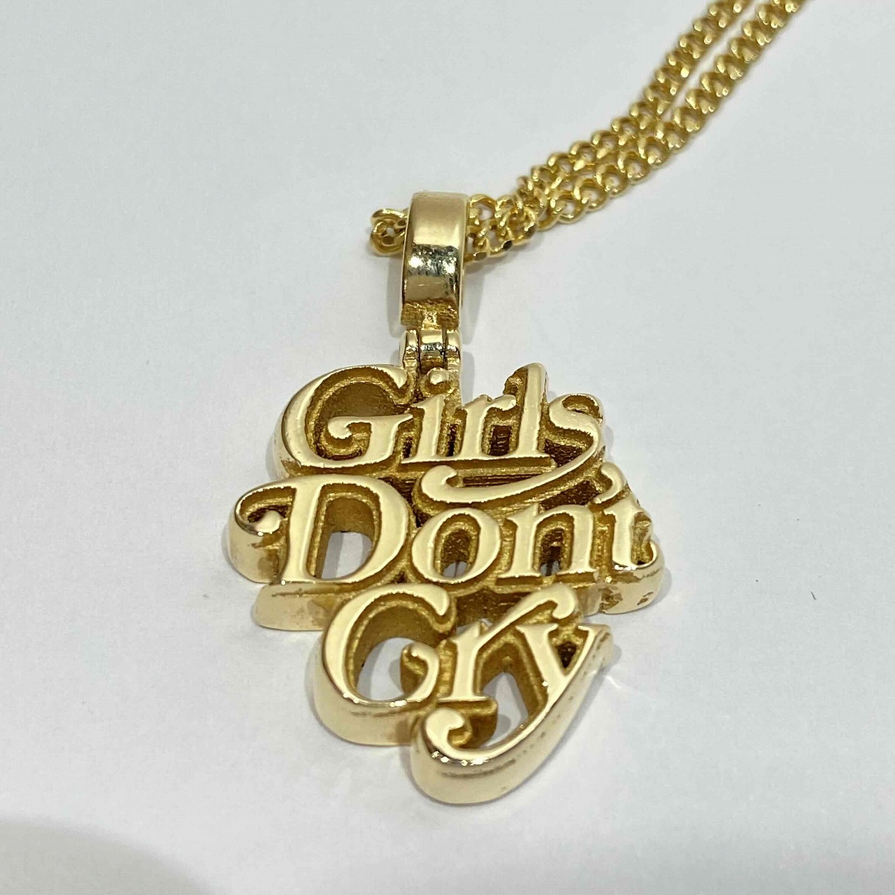 楽天市場】Girls Don't Cry GDC LOGO GOLD CHAIN NECKLACE ガールズ