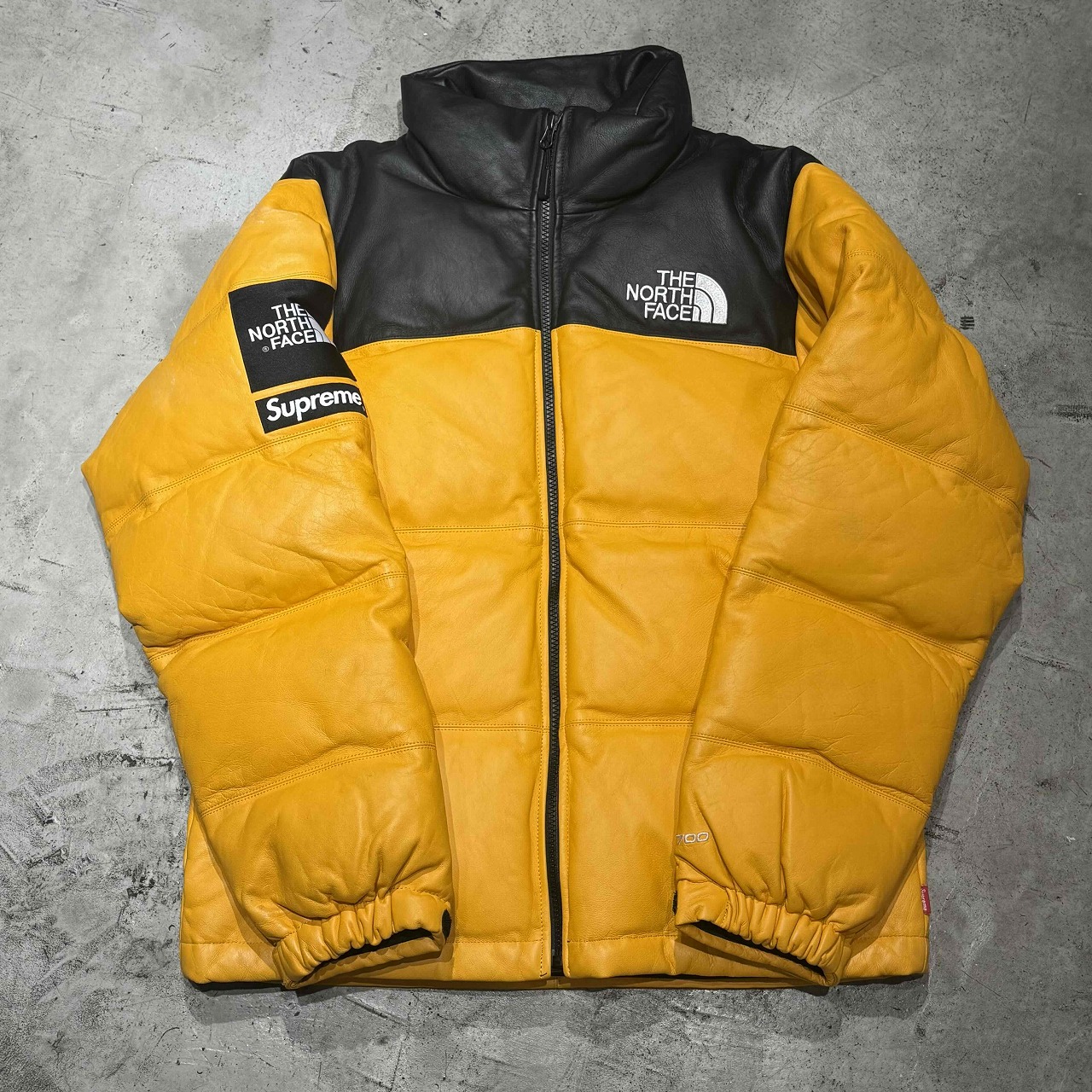 楽天市場】SUPREME x THE NORTH FACE 17aw LEATHER NUPTSE JACKET Size