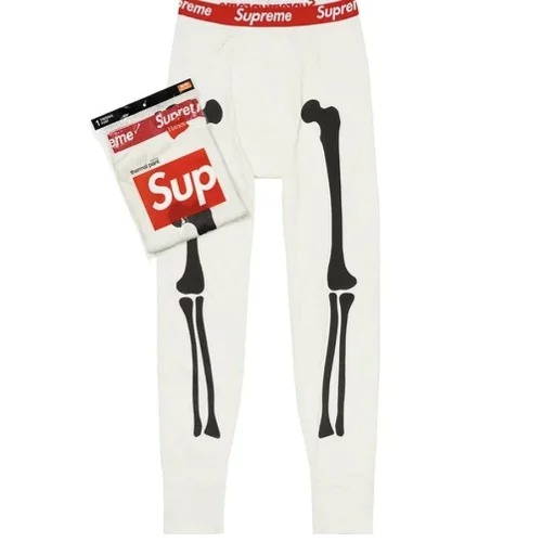 楽天市場】SUPREME 21aw Hanes Bones Thermal Pant White Sサイズ