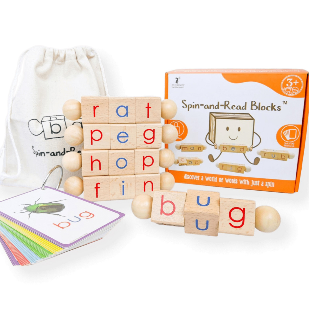 楽天市場】LITTLE BUD KIDS フォニックスキューブ 英語 モンテッソーリ