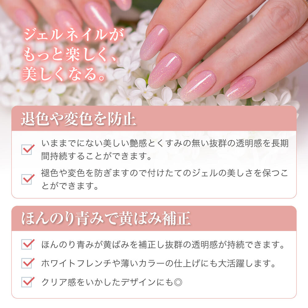 楽天市場】トップジェル LULUGEL トップコート ジェルネイル コンテナ