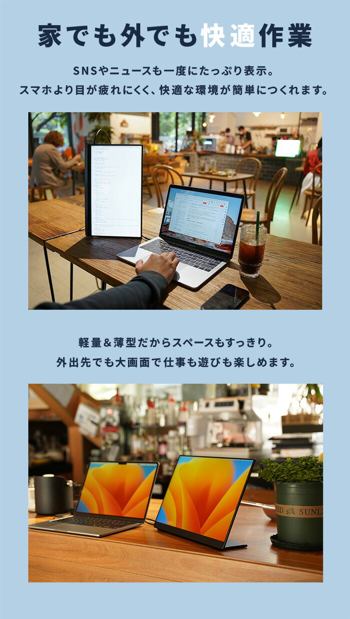 楽天市場】EHOMEWEI モバイルモニター 15.6インチ 144Hz IPS