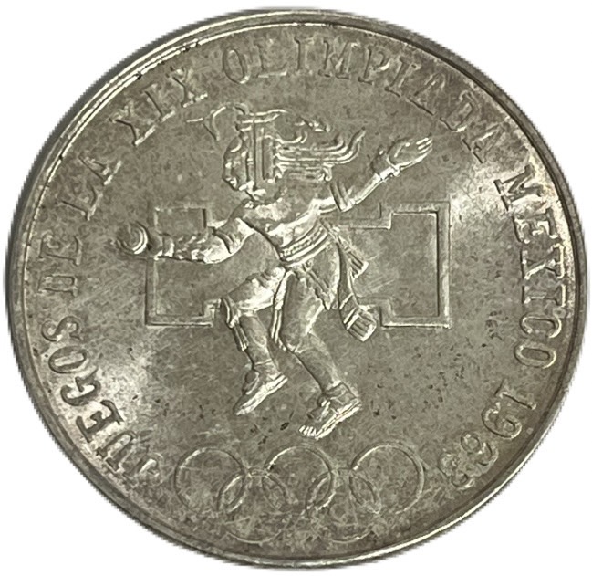 楽天市場】【銀貨】 メキシコ オリンピック 25ペソ 1968年 極美品 外国