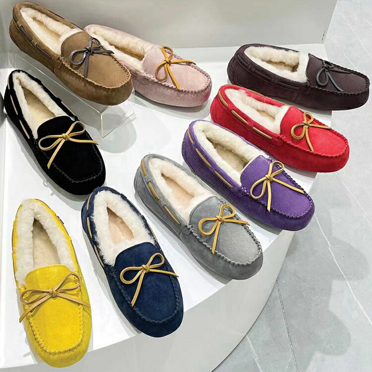 楽天市場】ugg リボン モカシンの通販