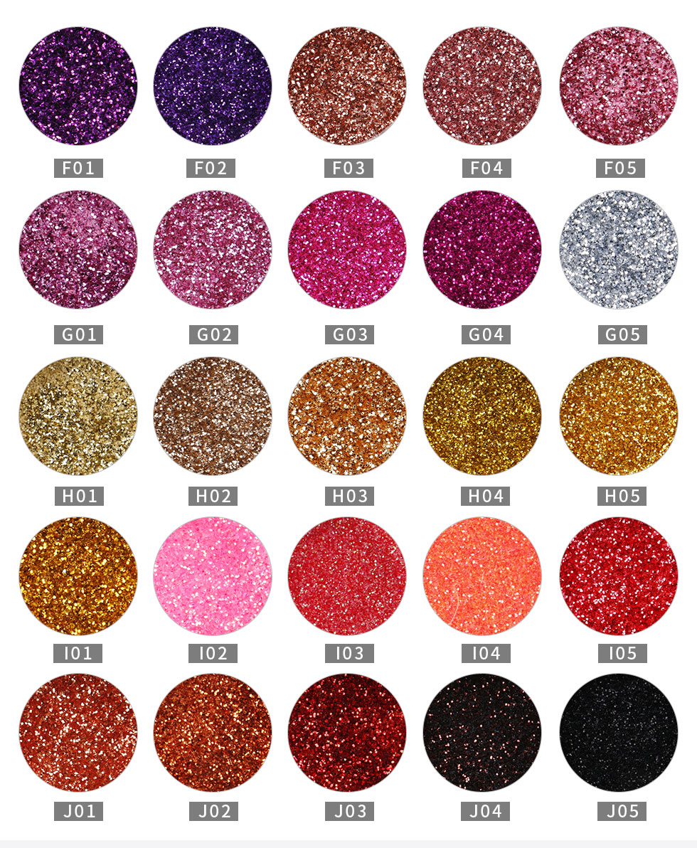 楽天市場】【最大3％OFF】 50色入り ラメ グリッター 50種類 たっぷり