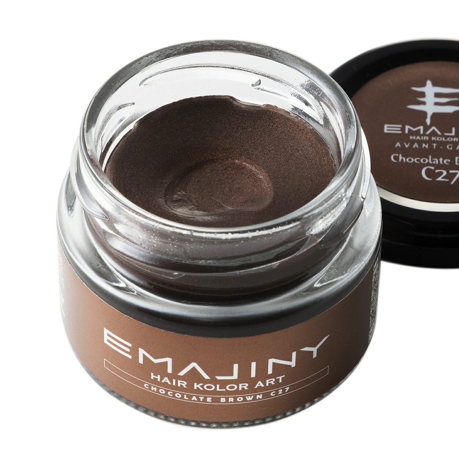 楽天市場】エマジニー チョコレートブラウン ヘアカラーワックス 濃茶