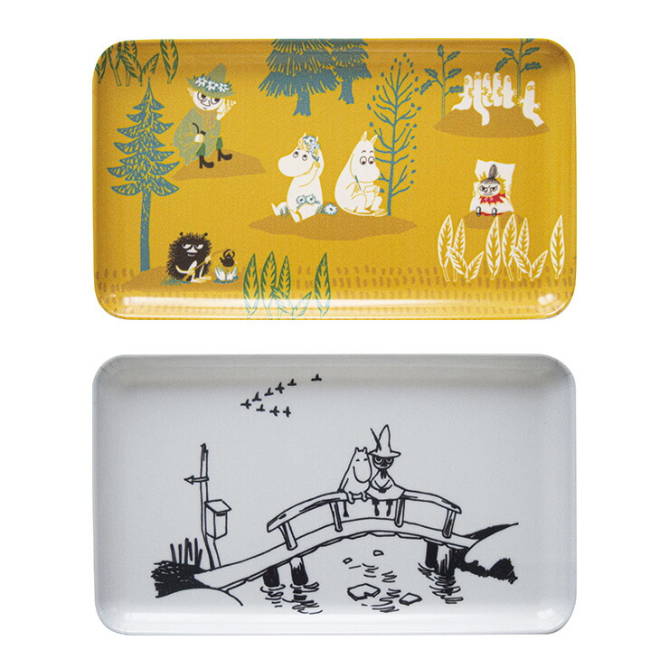 楽天市場】ムーミン MOOMIN すべりにくいトレイ S トレイ トレー 滑り