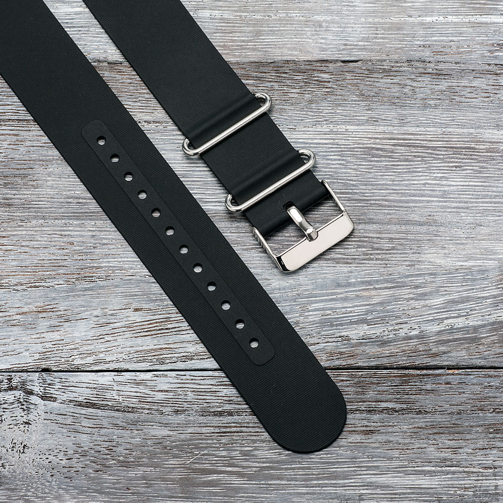 RRL natoベルト ブラックレザー 時計 ベルト ウォッチ ストラップ RRL