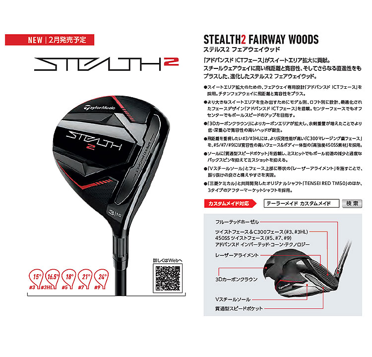楽天市場】2023年モデル Taylormade テーラーメイド ゴルフ STEALTH2