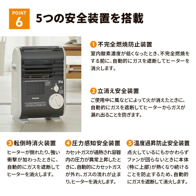 楽天市場】【ふるさと納税】イワタニカセットガスファンヒーター『風暖