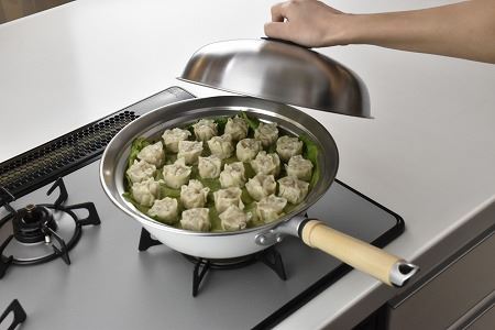 楽天市場】【ふるさと納税】彩食庵 フライパン用蓋付蒸し台(24〜26cm用