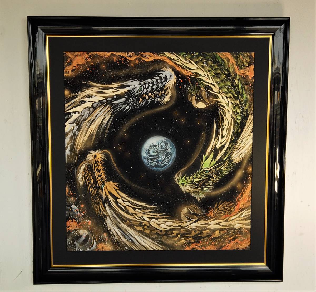 日本画創作画頭の中に住む宇宙