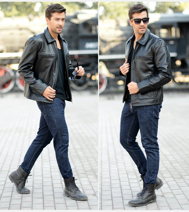 楽天市場】本革ジャケット 牛革 バイクジャケット シングルライダース