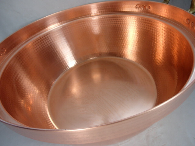 楽天市場】両手鍋 銅製 30cm 内側錫無し 純銅鍋 円付鍋 両手鍋 銅両手