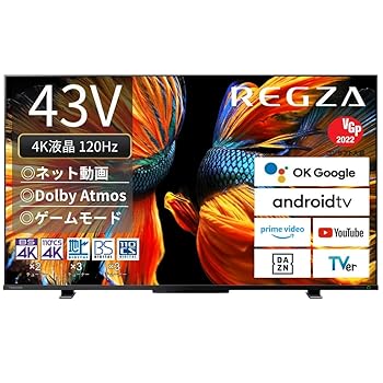 楽天市場】【中古】REGZA 43インチ 4K液晶テレビ 43Z570K 倍速パネル