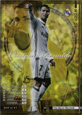 楽天市場】WCCF 16-17 Ver.2.0 MVP A1 クリスティアーノ・ロナウド