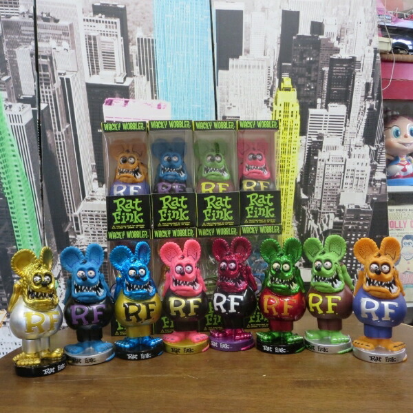 楽天市場】ファンコ ラットフィンク フィギュア ボビングヘッド 8体