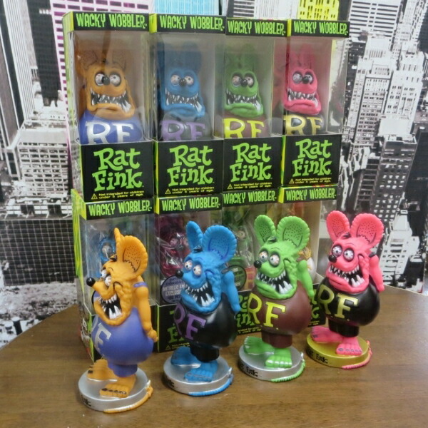 希少ラットフィンク限定メタリックボビングヘッド4体セット 【公式通販】