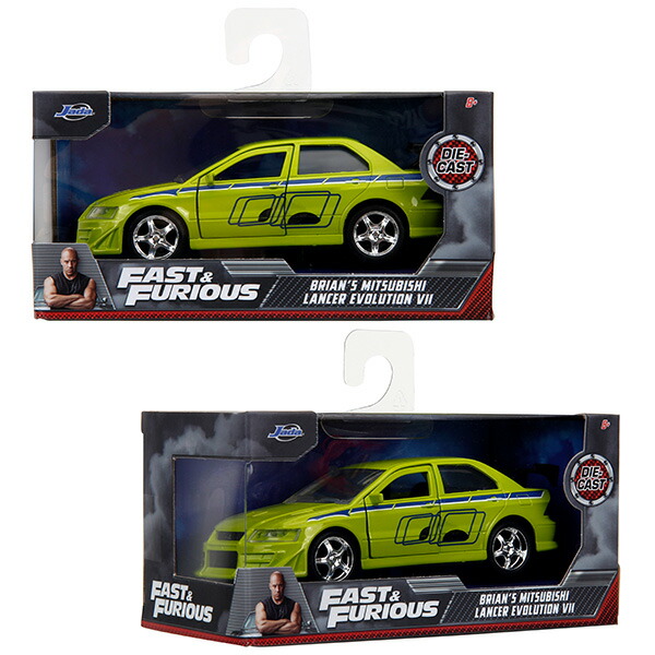 楽天市場】ワイルドスピード ミニカー 1/32 三菱 ランエボ7 JADA TOYS