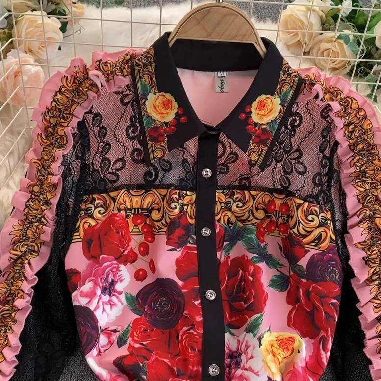 楽天市場】フラワー シャツ スカート セットアップ レディース 送料