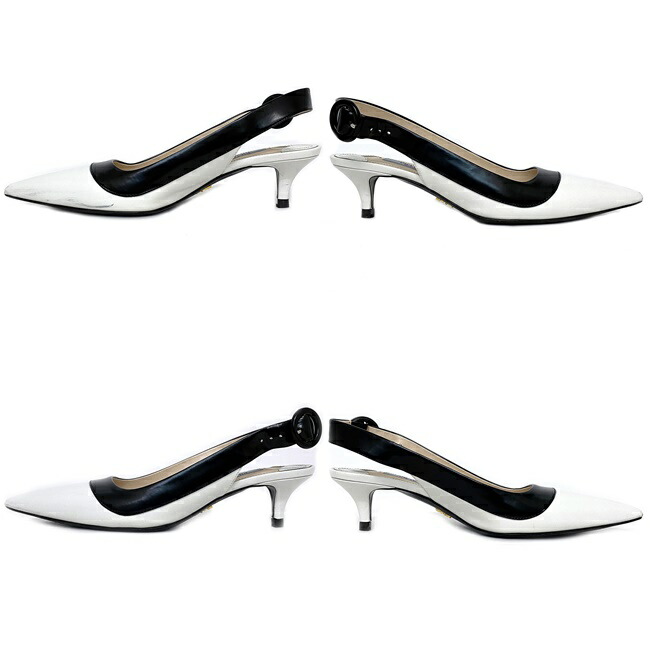 楽天市場】【送料無料】 プラダ ポインテッド トゥ ヒール ホワイト