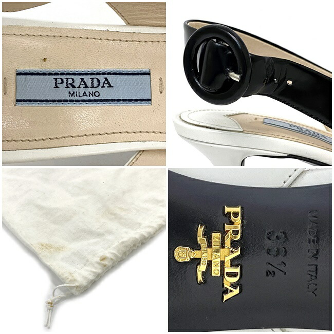 楽天市場】【送料無料】 プラダ ポインテッド トゥ ヒール ホワイト