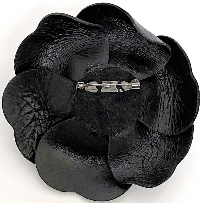 楽天市場】【送料無料】 シャネル コサージュ ブラック カメリア 美品