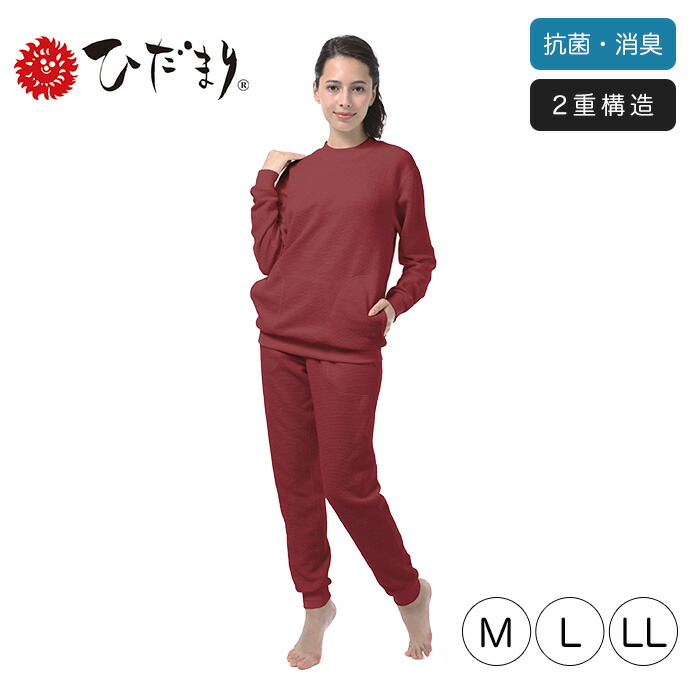 楽天市場】ダンロン使用 ひだまりスエットスーツ 上下組 婦人用