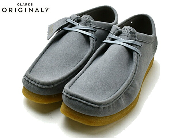 楽天市場】クラークス ワラビー ロー CLARKS WALLABEE GREY VEGAN