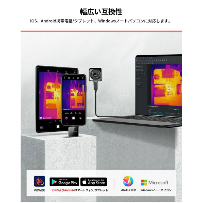 楽天市場】【正規代理店】HIKMICRO Mini2PlusV2 サーモグラフィー