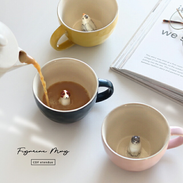 楽天市場】CDF etendue フィギュリン マグ(マグカップ かわいい