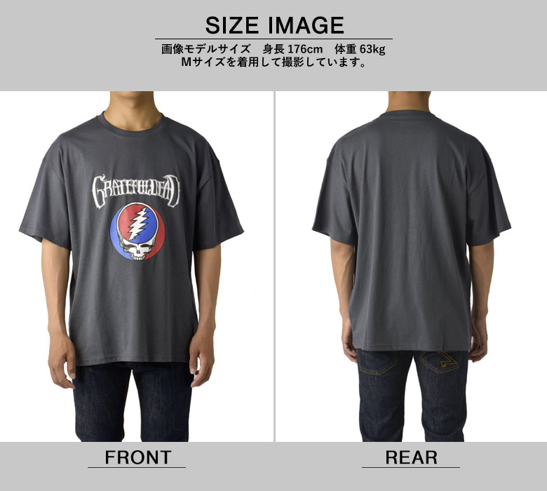 楽天市場】Grateful Dead グレイトフルデッド ワイドシルエット T