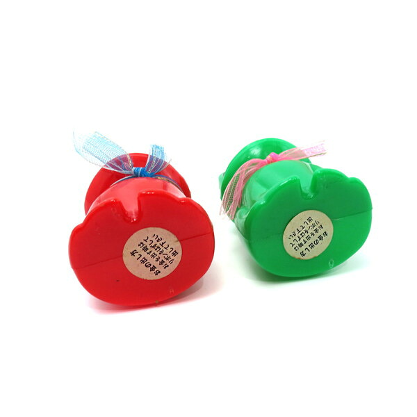 楽天市場】南都銀行 プラスチック かえる フィギュア 貯金箱 赤 緑 2個