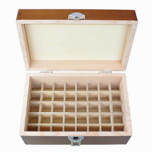 楽天市場】木製携帯BOX（バッチフラワーレメディ40本収納用）【バッチ