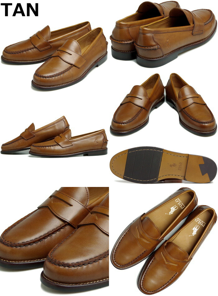 楽天市場】POLO RALPH LAUREN ALSTON PENNY LOAFER ポロ ラルフ
