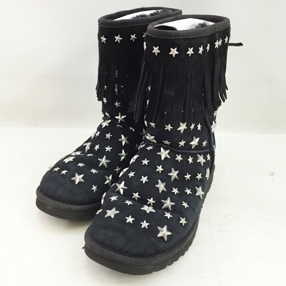 楽天市場】UGG×JIMMY CHOO(アグ×ジミーチュウ) フリンジスタッズ