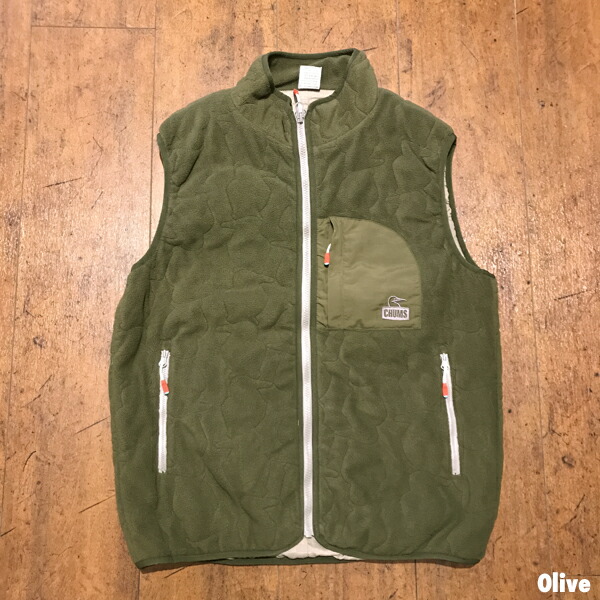 楽天市場】【CHUMS】Booby Stitch Fleece Vest チャムス/ブービー