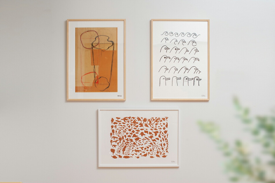 楽天市場】アートポスター 50×70cm （イッタラ／iittala）バードハウス