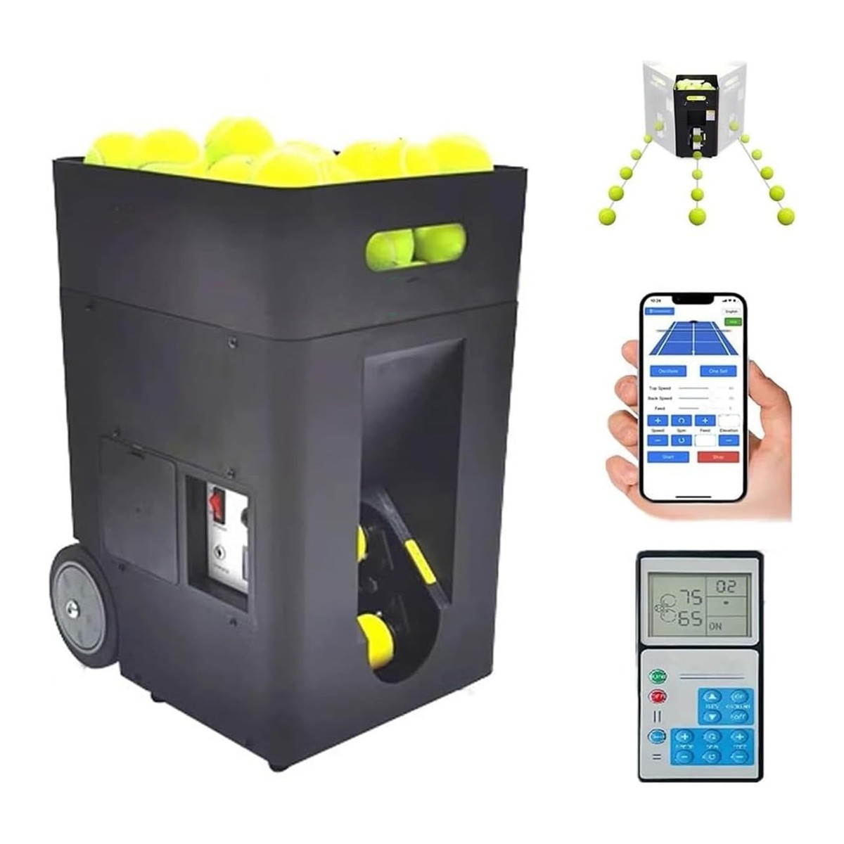 楽天市場】『ポイント3倍!2月限定!』テニス自動球出し機 ソフトテニス