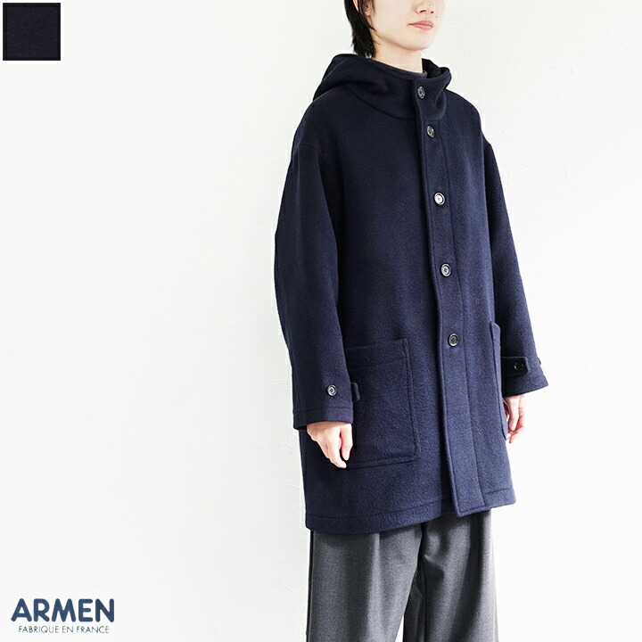 ARMEN アーメン メルトンダブルブレストケープ 【公式通販】