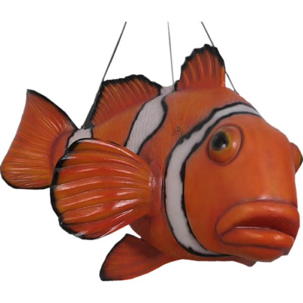 楽天市場】FRPアニマルオブジェ 巨大クマノミ・吊り下げタイプ置物