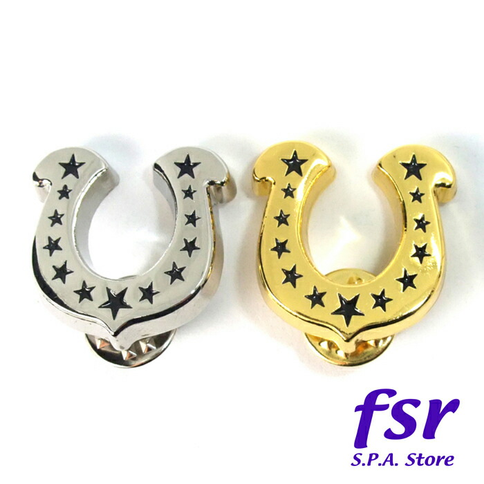 楽天市場】馬蹄モチーフピンバッジ バッチ ピンズ 蹄鉄 ラペルピン