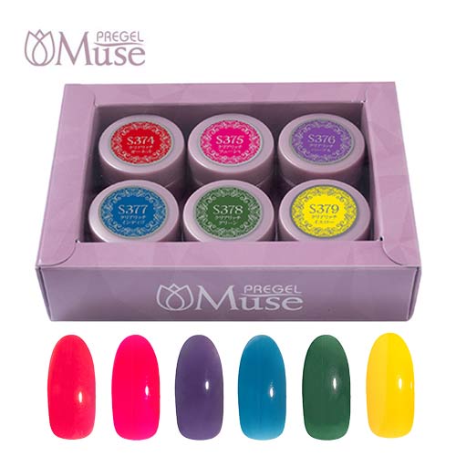 楽天市場】プリジェルミューズ クリアリッチシリーズ 3g×6色セット