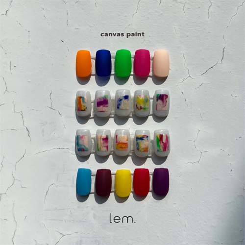 楽天市場】lem. レム カラージェル キャンバスペイント シリーズ 10色