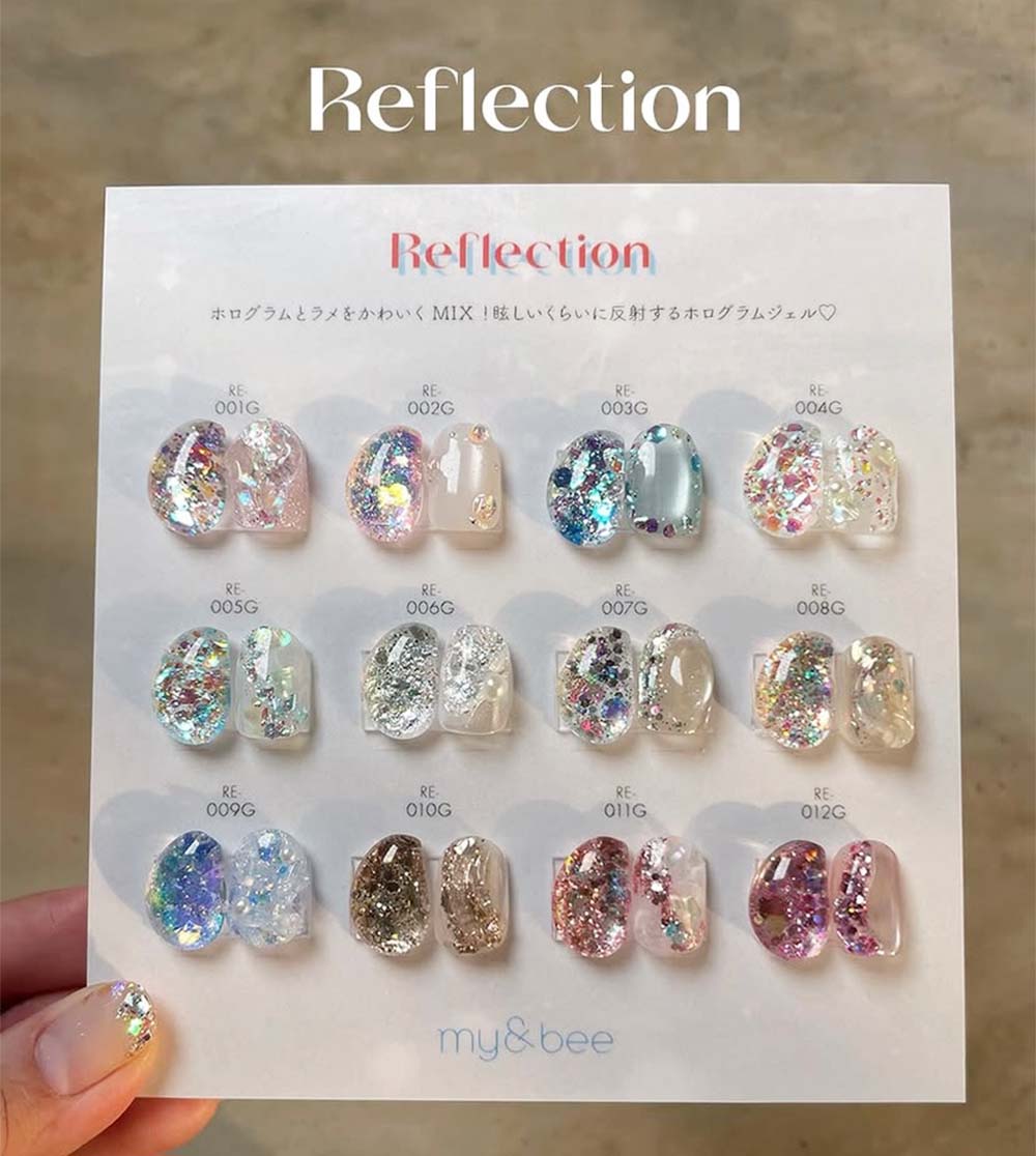 楽天市場】my&bee マイビー カラージェル リフレクションセット 4g 12